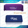 Custom design fitted massage advertised trade show table cover